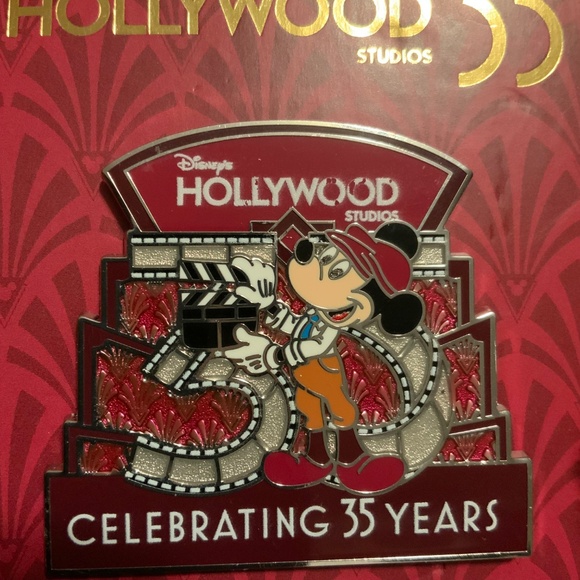 Disney Parks Mickey Mouse Hollywood Studios Celebrating 35 Years Pin - Picture 2 of 4
